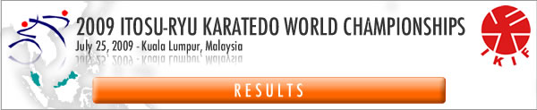 2009 Itosu-ryu karatedo World Championships Results