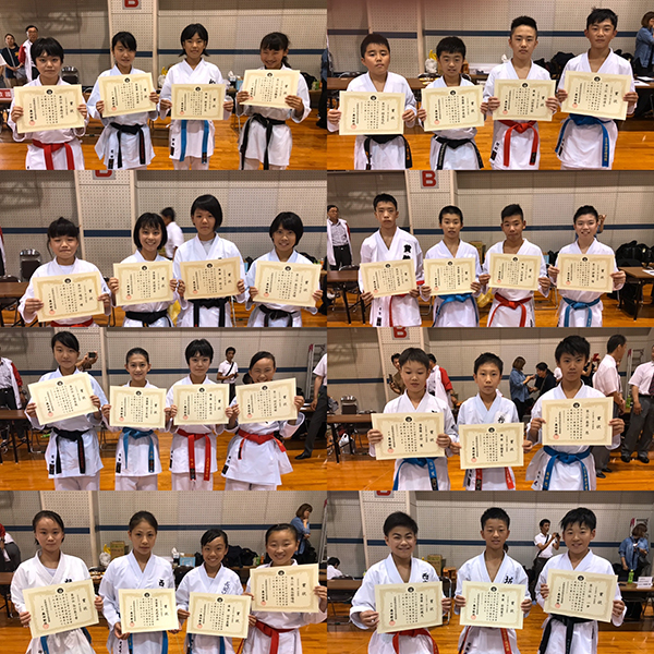 第14回京都府中学生空手道選抜大会結果