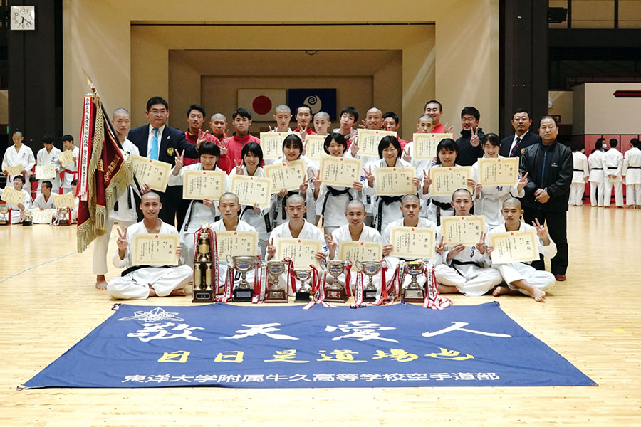 写真：東洋大牛久高校のみなさん