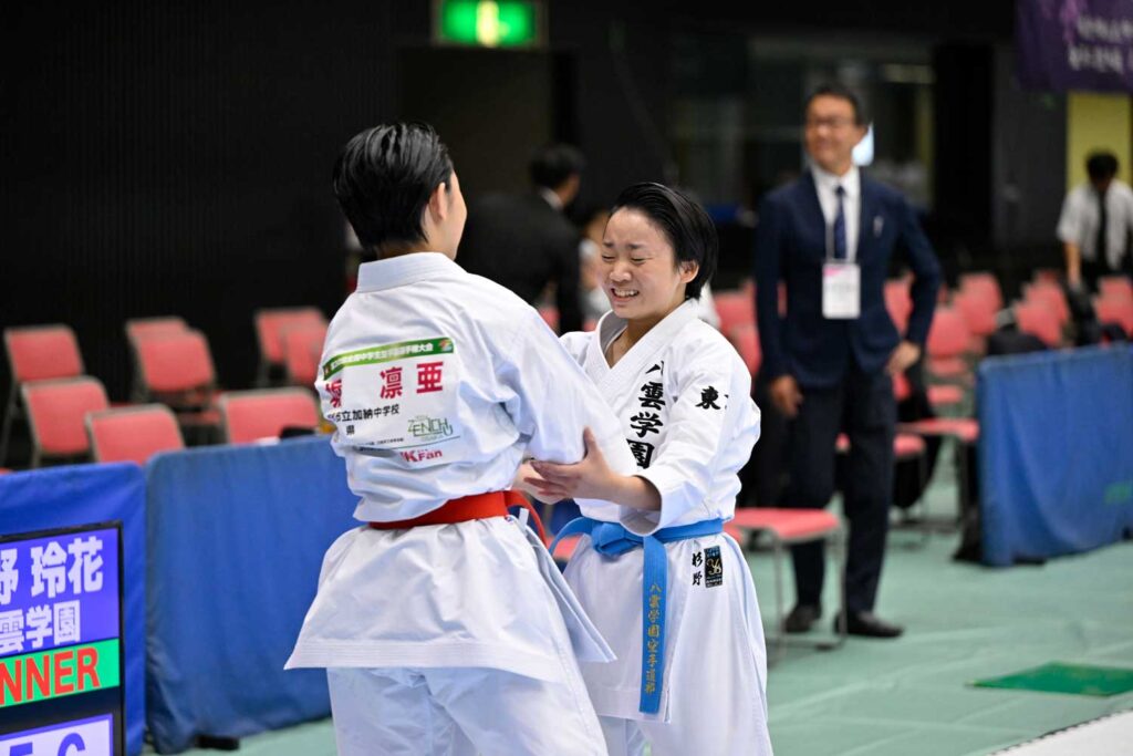 全中2024_個人形女子_杉野玲花選手と堀凛亜選手