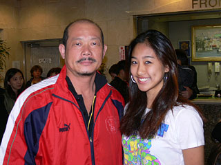 Taylor with Nishimura Sensei